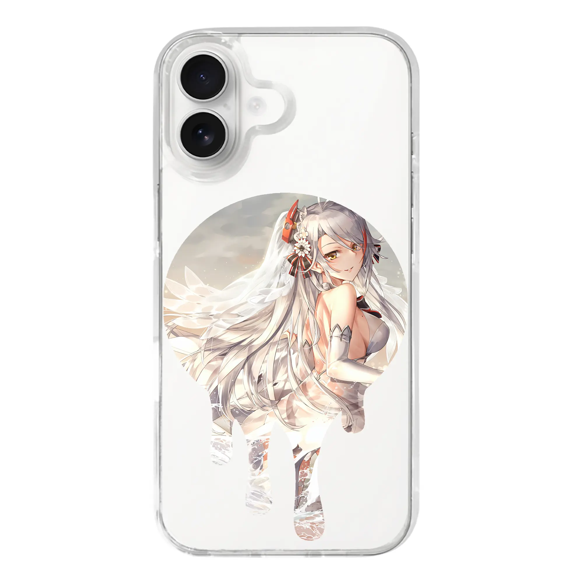 アズールレーン グッズ,プリンツ・オイゲン - iPhone 17シリーズ 透明スマホケース – 薄型・耐衝撃・精密フィット保護カバー